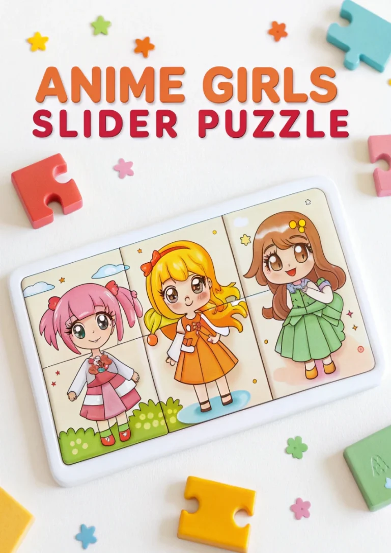 Anime Girls Slider Puzzle