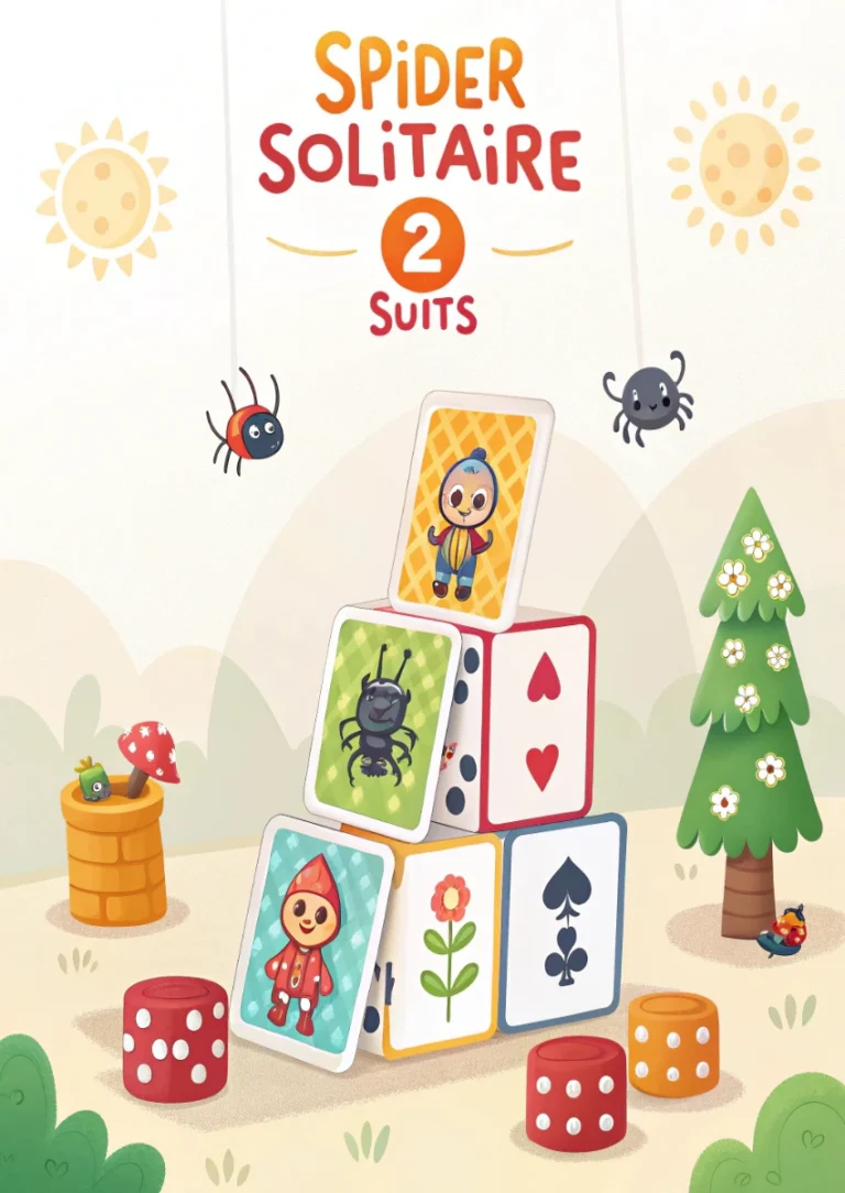 Spider Solitaire 2 Suits