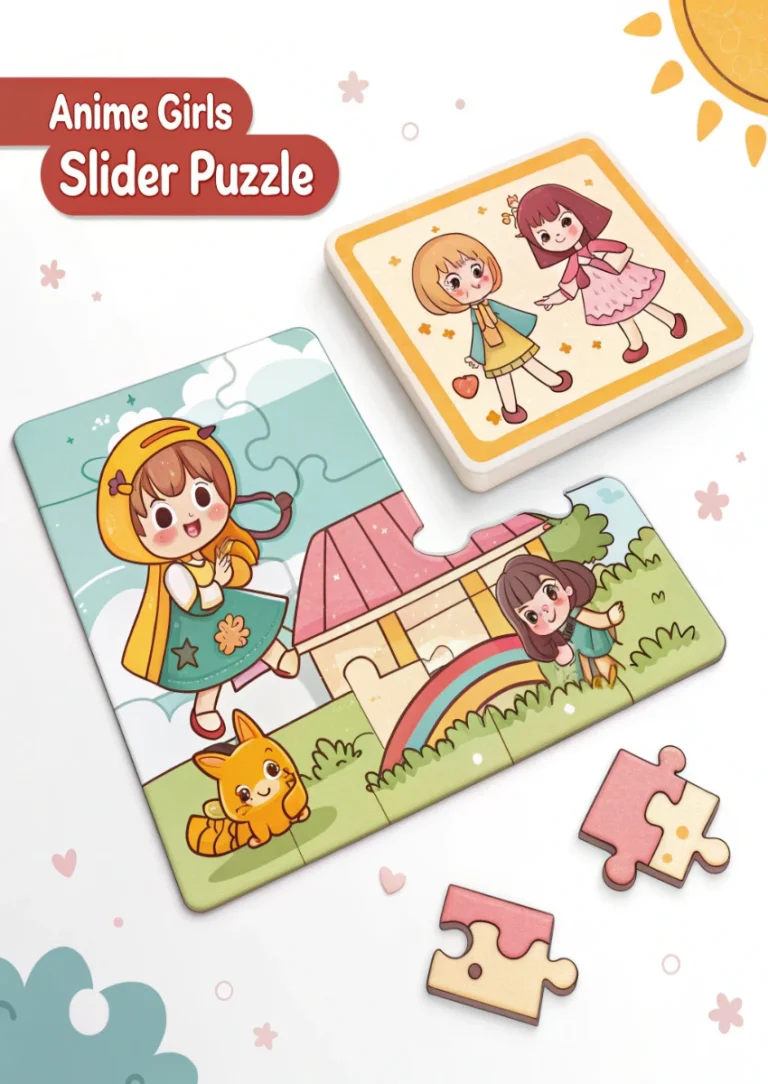 Anime Girls Slider Puzzle