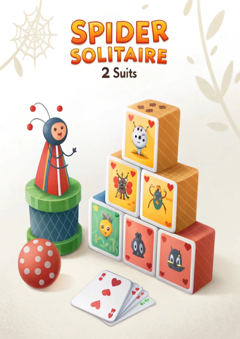 Spider Solitaire 2 Suits